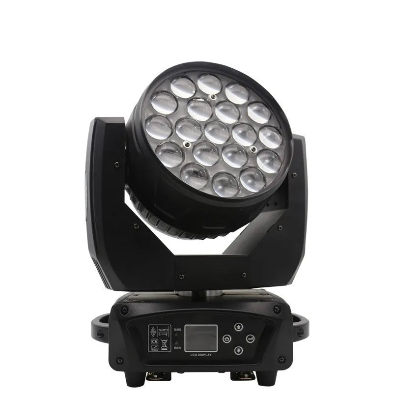 19-LED zoom moving head