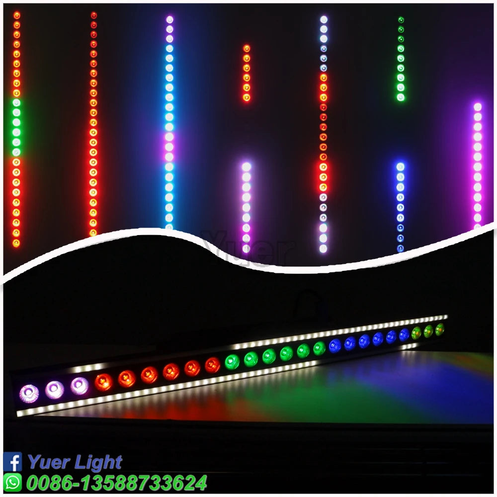 24 × 4 W RGBW LED bar