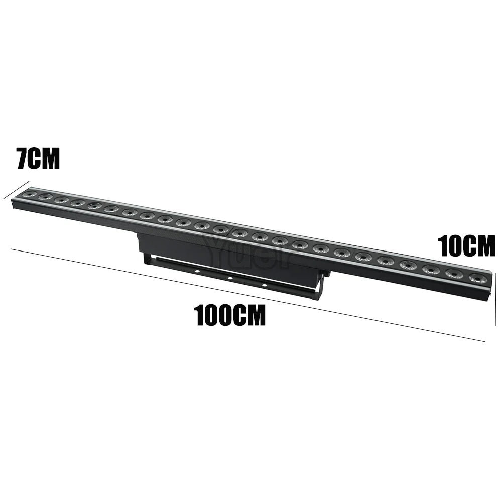 24 × 4 W RGBW LED bar