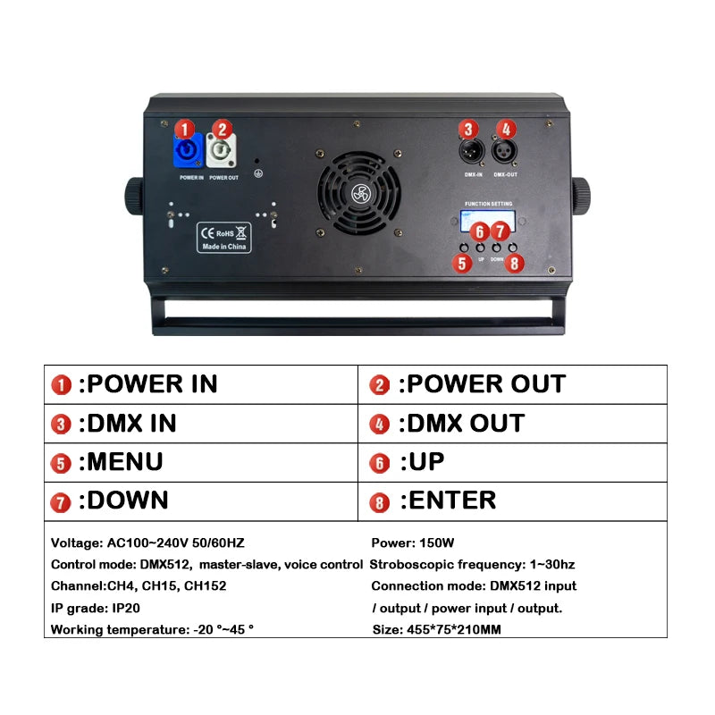 RGBW strobe 48 + 8