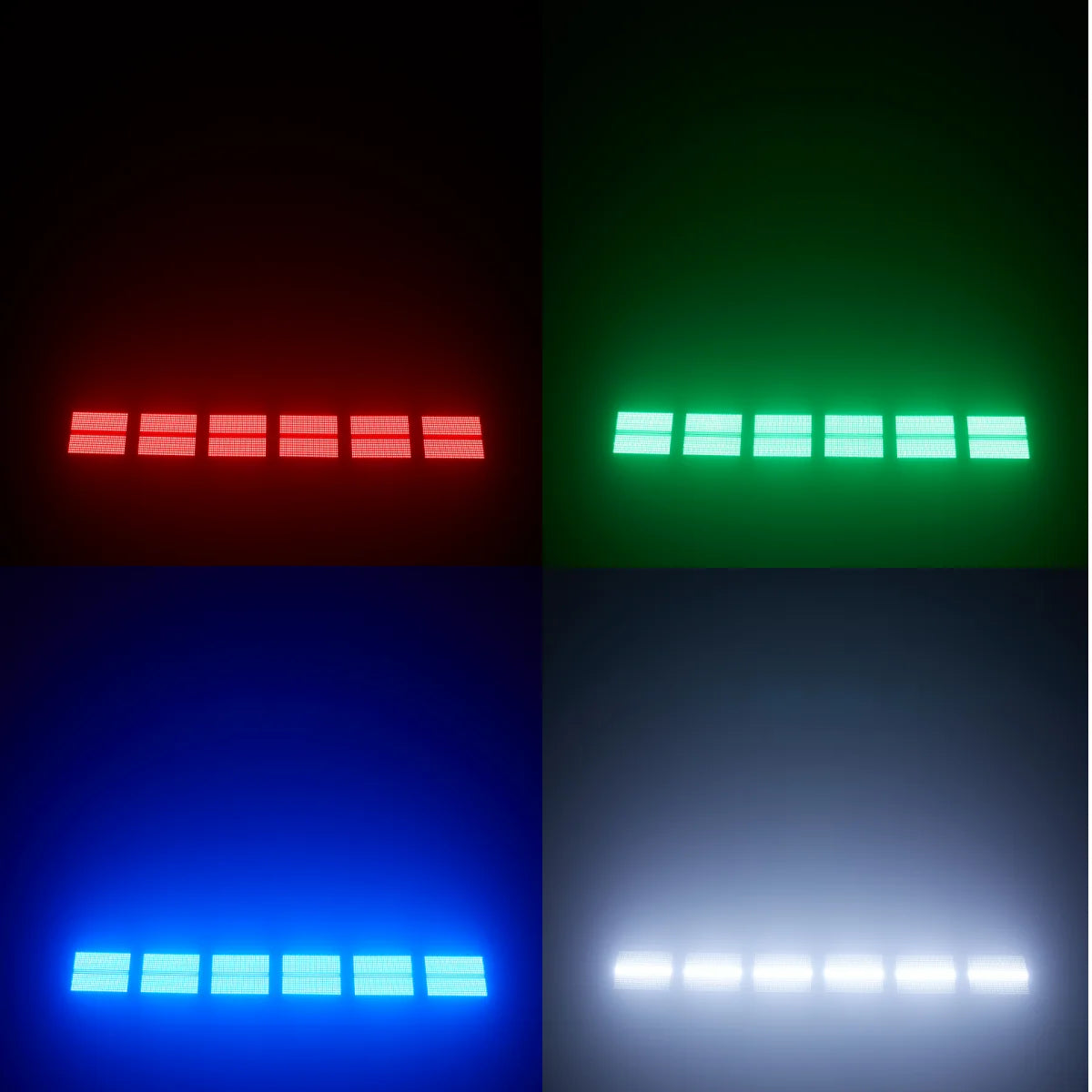 RGBW strobe — 48 zones