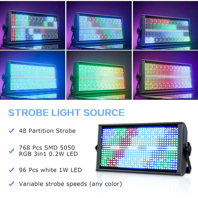 RGBW strobe 48 + 8
