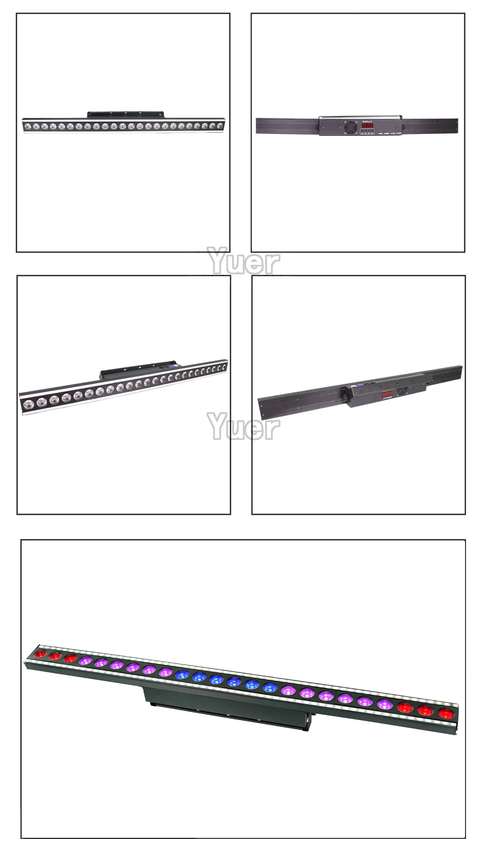 24 × 4 W RGBW LED bar