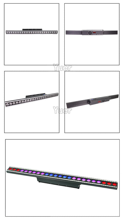 24 × 4 W RGBW LED bar